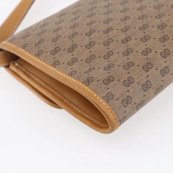 GUCCI Micro GG Supreme Shoulder Bag PVC Beige Gold 004 89 0265 Auth ki6121 - Picture 5 of 16